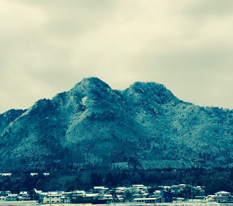 Morning view of Mt.Mitsuo